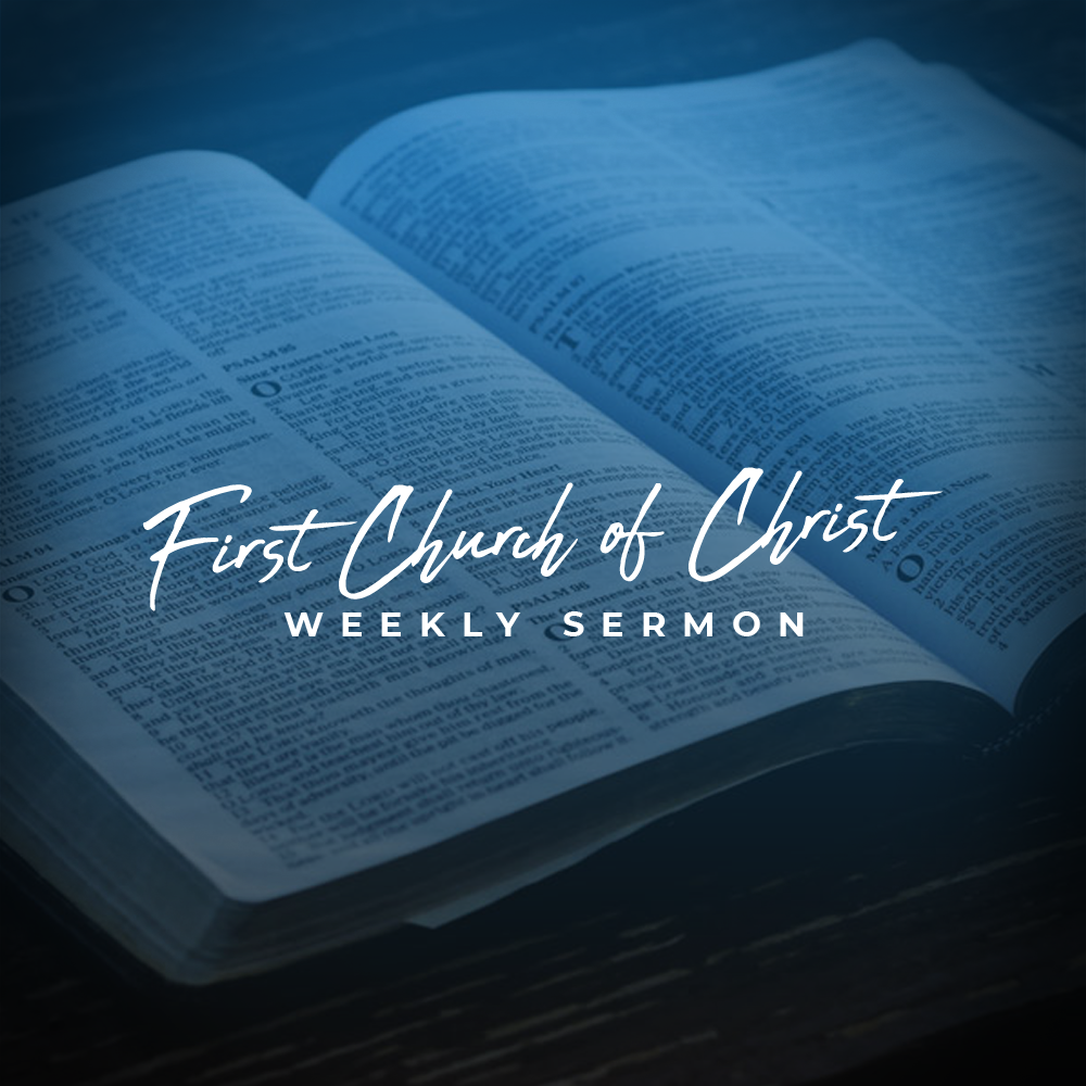 Weekly Sermon  – November 5th